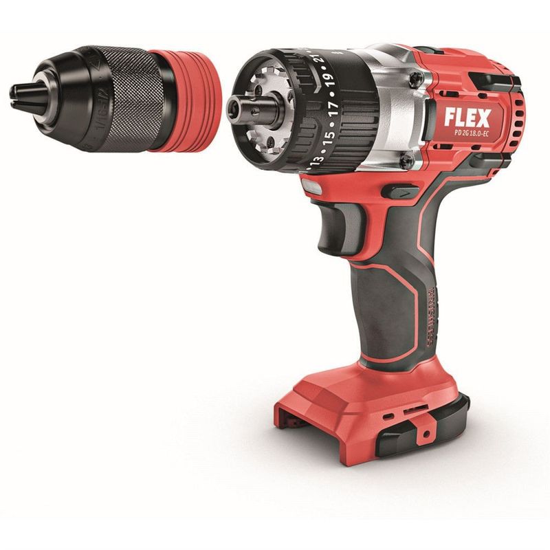Flex Skruvdragare m. slag PD2G18.0-EC (utan batteri)