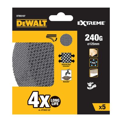 DeWalt Slipnät 125mm 5-P