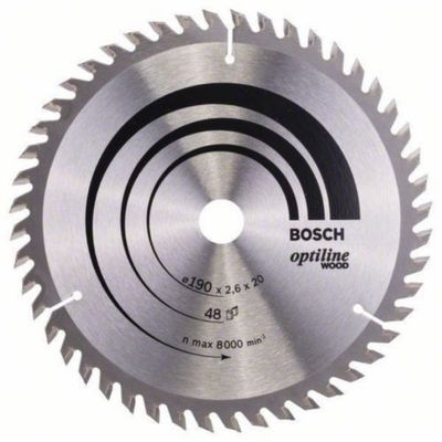 Bosch Cirkelsågsklinga 190x20mm 48T