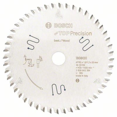 Bosch Sågklinga 165mm 48T (Fina snitt)