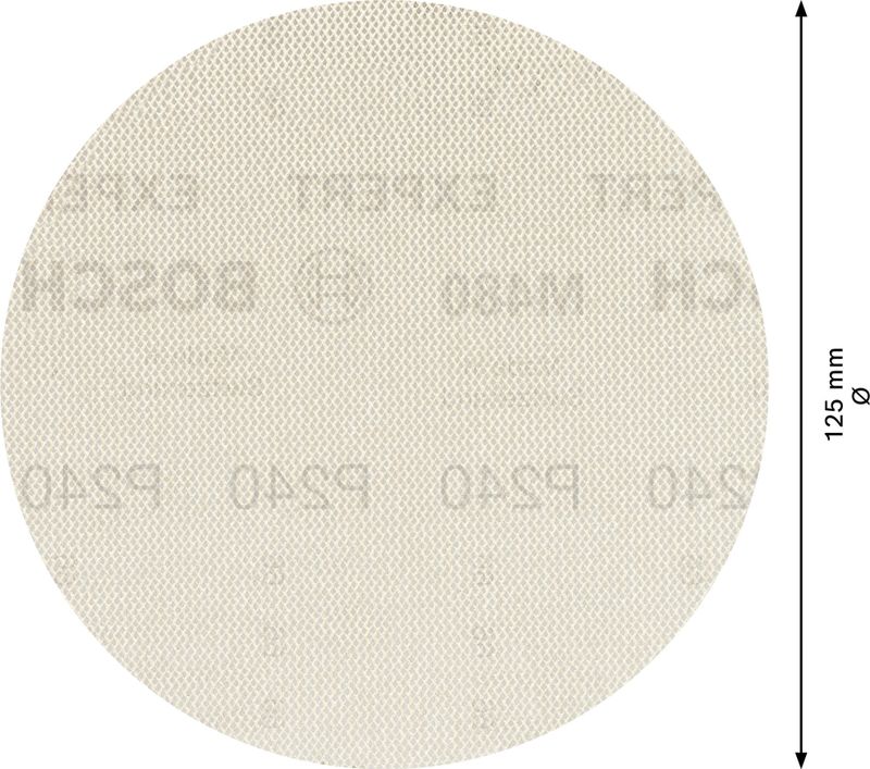 Bosch Expert M480 slipnät för excenterslipar 125mm för trä och trä med färg