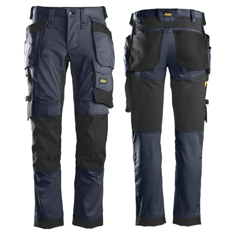 Snickers 6241 Arbetsbyxa Stretch Hölsterfickor Marin/Svart