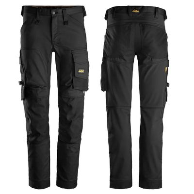 Snickers 6341 Arbetsbyxa Stretch Svart