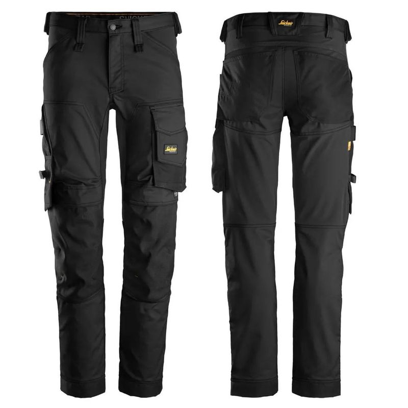 Snickers 6341 Arbetsbyxa Stretch Svart