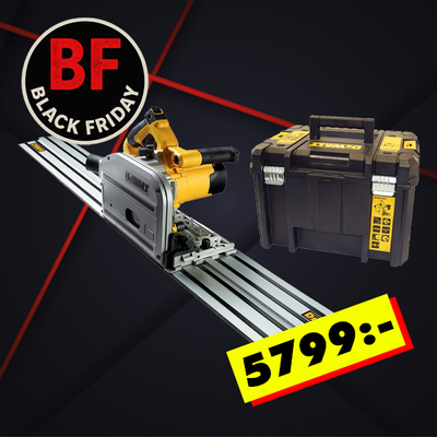 DeWalt DWS520KTR Sänksåg 165mm med Styrskena 1500mm