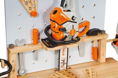 STIHL Arbetsbänk för Barn – FSC-certifierad med Träverktyg
