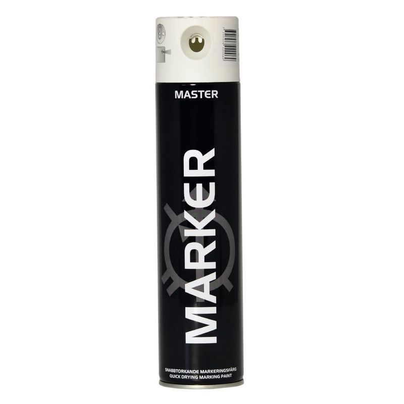 Spray Master Markeringsfärg Solid Vit 600ml