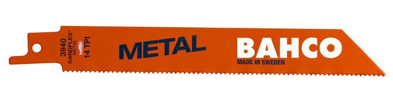 Bahco Tigersågblad BIM metall 18TPI 150 mm 2-P