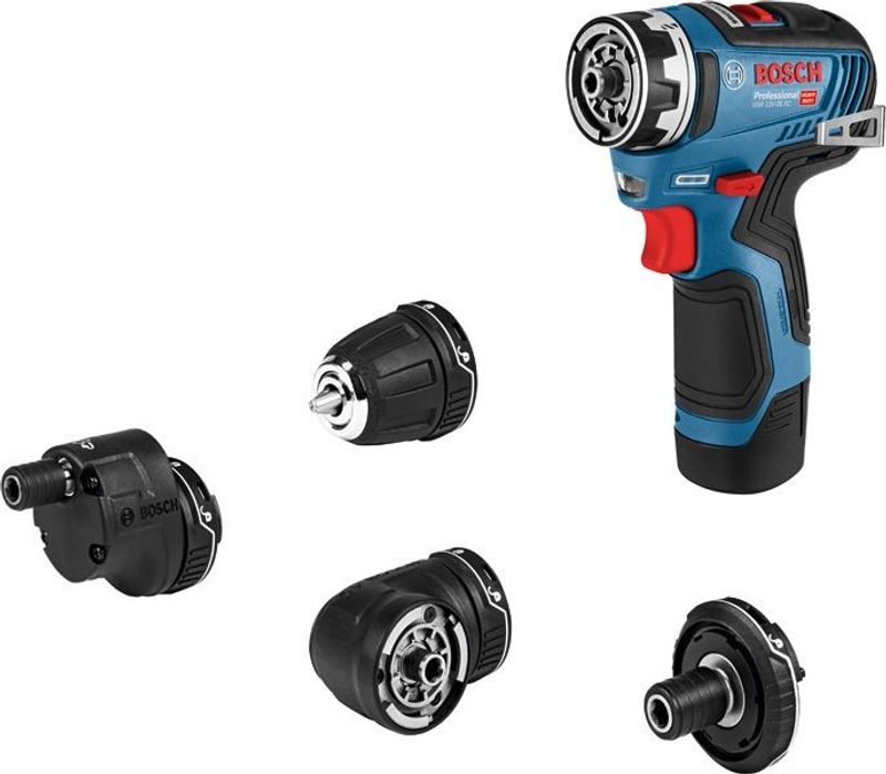 Bosch GSR 12V-35 FC Borrskruvdragare 12V 2x3,0Ah med GFA 12-B och GFA 12-H i L-BOXX