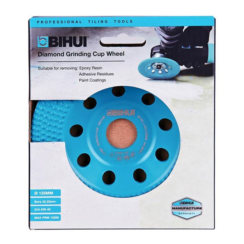 BIHUI Diamantslipskål  Spike 125mm