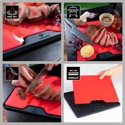 Landmann Silikonmatta med skärbräda 25x25cm