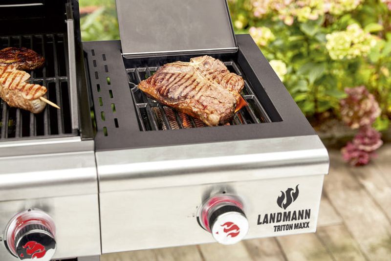 Landmann Triton 4.1 maxX gasolgrill Graphite Grey 4-brännare