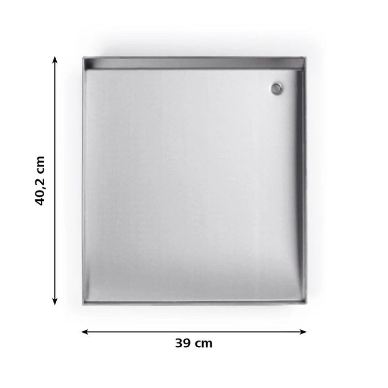 Landmann Stekbord plancha 40x39cm Stainless steel