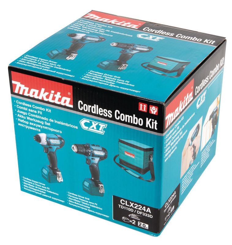 Makita CLX224A Verktygspaket 12V (2x2,0ah)