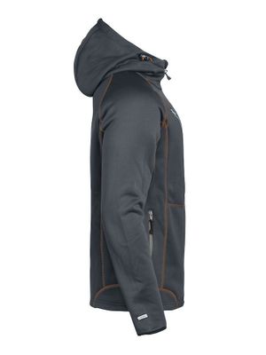 Jobman Hoodie Funktion Mörkgrå/Orange