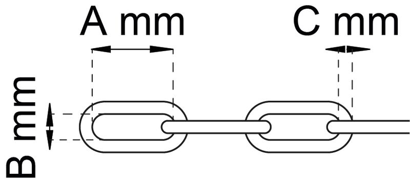 Habo Kätting RFR Syrafast 6mm K L 2m SB