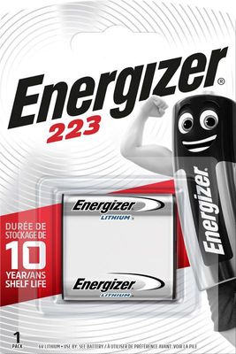 Energizer Litium 223/CR-P2 Foto/Alarm Batteri 1-Pack