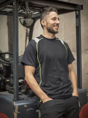 Jobman 2194 Servicebyxa Stretch Svart/Svart Strl: C56