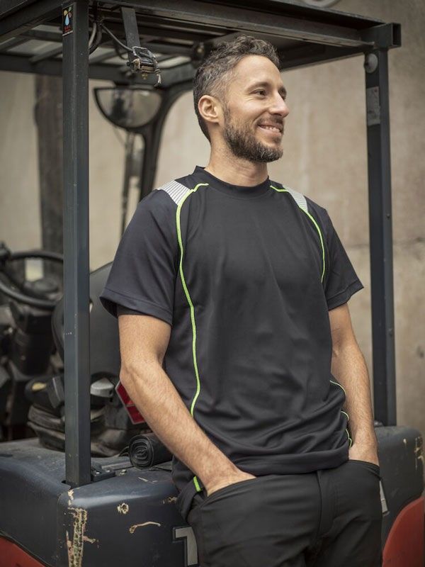 Jobman 2194 Servicebyxa Stretch Svart/Svart Strl: C56