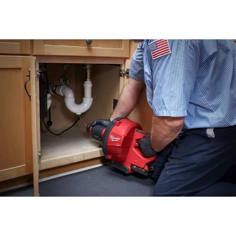 Milwaukee M18 FDCPF8-0C Avloppsrensare 8mm 18V (Utan batterier)