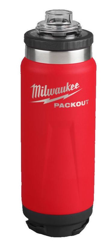 Milwaukee PACKOUT Termosflaska med Chug-lock 710ml Röd