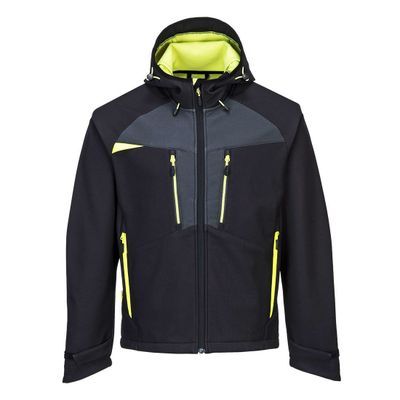 Portwest DX474 Softshell Jacka Svart/Grå