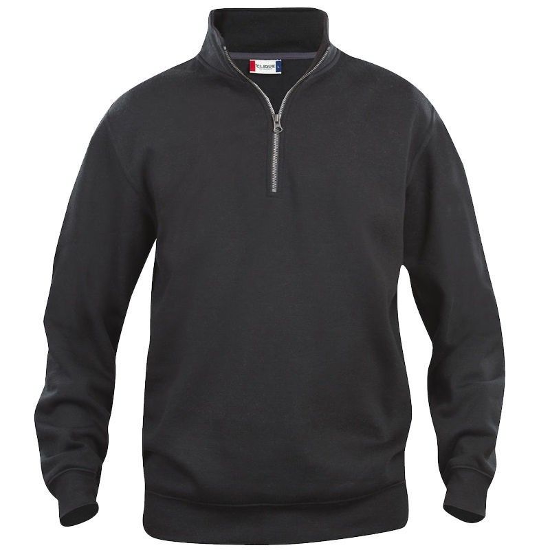 Clique Basic HZ Sweatshirt Svart S-XXL