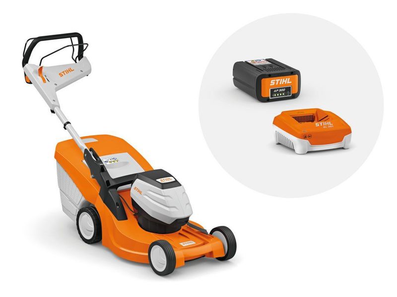 Stihl Gräsklippare RMA 448 PV SET Batteridriven 36V (AP 300 S, AL 301)