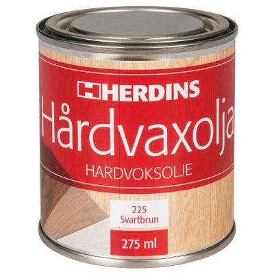 Herdins Hårdvaxolja Svartbrun 275ML