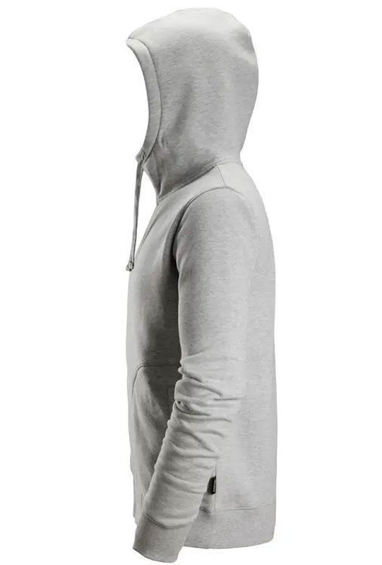 Snickers 2890 Hoodie full zip AW Gråmelerad
