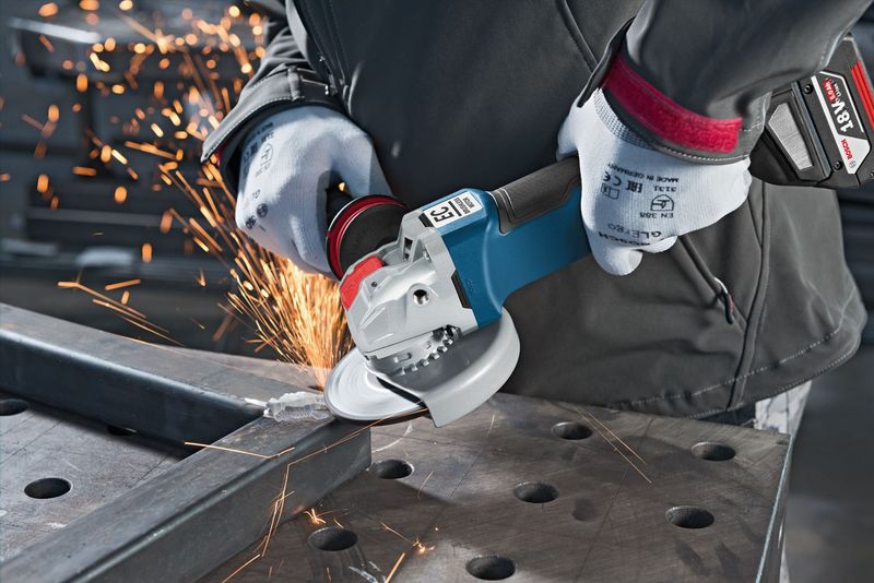 Bosch GWX 18V-10 PC Vinkelslip 125mm 18V X-LOCK L-BOXX (Utan batterier)