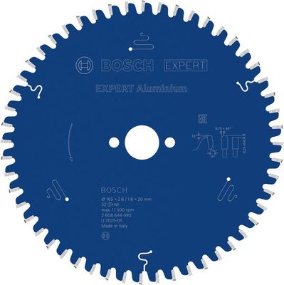 Bosch Sågklinga EXPERT Aluminium 165x20x2,8mm 52T