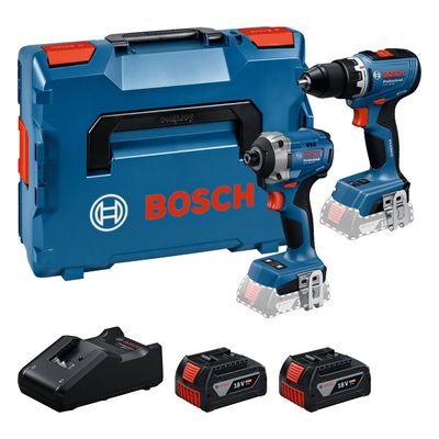 Bosch Combokit 18V GSR/GDR 2x5AH L-BOXX