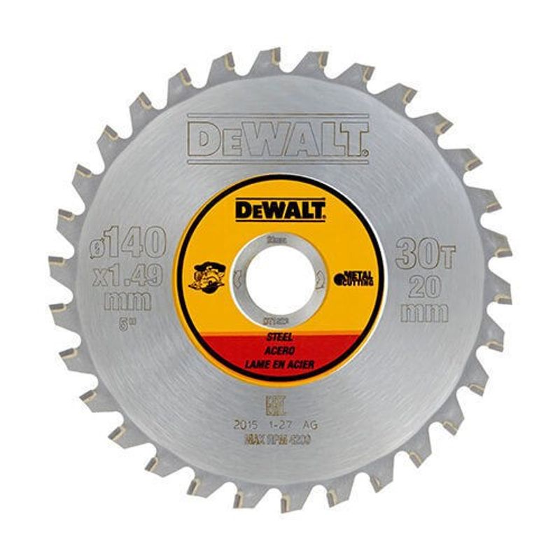 DeWalt DT1923 Hårdmetallklinga för Metall 140x20mm 30T