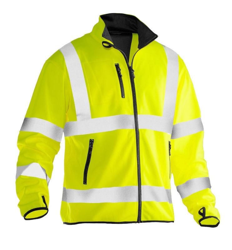 Jobman 5101 Softshell Light Jacka Varsel Gul