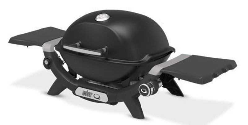 Weber Q 1200N – Kompakt Gasolgrill med Sidobord