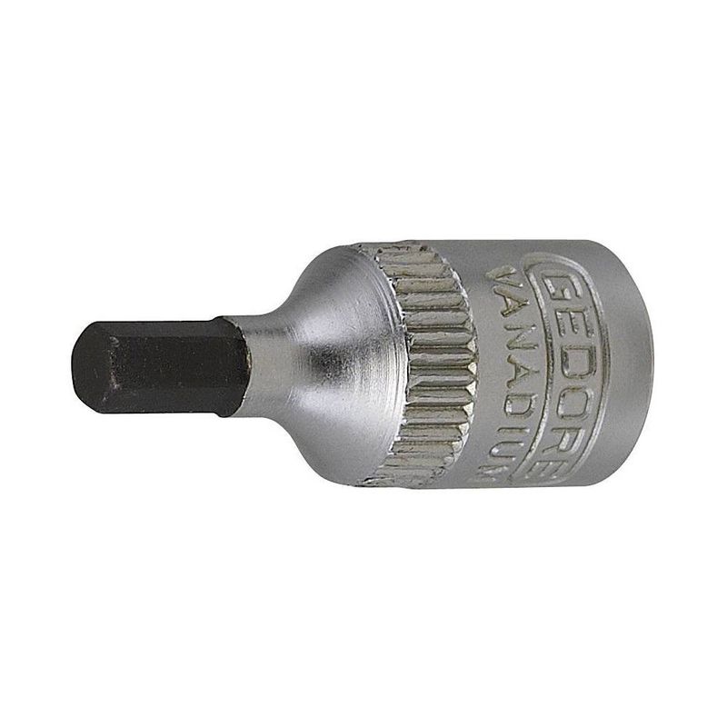 Gedore Insexhylsa. Med 1/4" fyrkantsfäste. IN 20