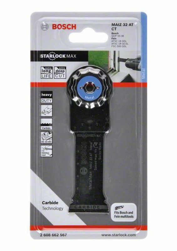 Bosch MAIZ 32 AT Sågblad 32x70mm STARLOCK-MAX CARBIDE (1-P)