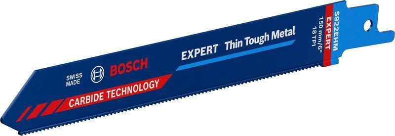 Bosch Expert ‘Thin Tough Metal’ S 922 EHM tigersågblad, 3 st
