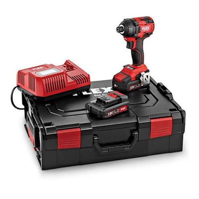Flex Slagskruvdragare ID 1/4" 18.0-EC Set