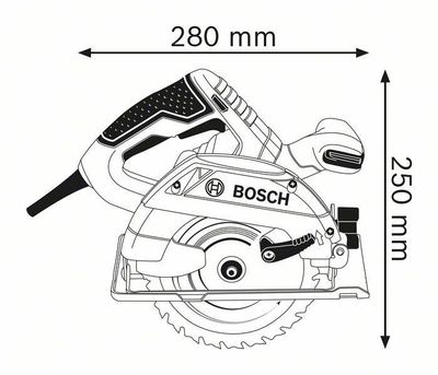Bosch GKS 165 Cirkelsåg (165mm)