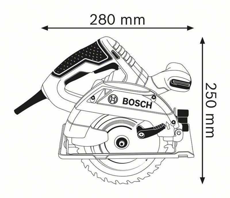 Bosch GKS 165 Cirkelsåg (165mm)