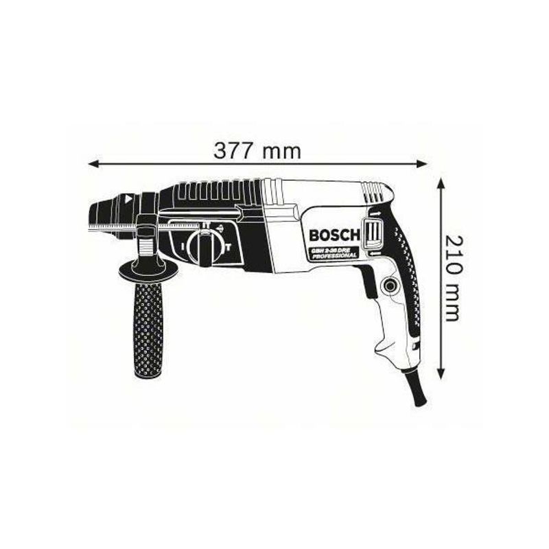Bosch GBH 2-26 Kombihammare 2,7J SDS+ inkl. extra chuck 13mm