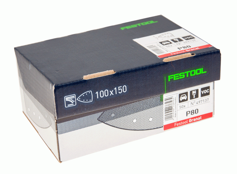 Festool Slippapper STF DELTA/7  GRANAT 50-100ST