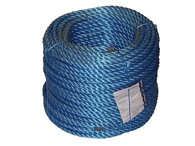 Poly Polypropylentågvirke 3-slaget Blå 6mmx30m