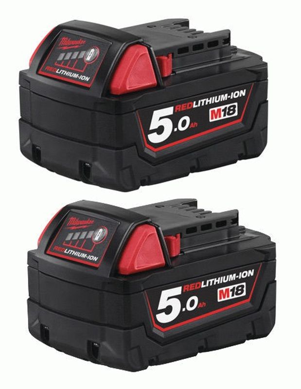 Milwaukee Batteripaket M18 B52 (2x5,0ah)