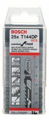 Bosch Sticksågsblad 25-P Mjuka träslag (T144DP)