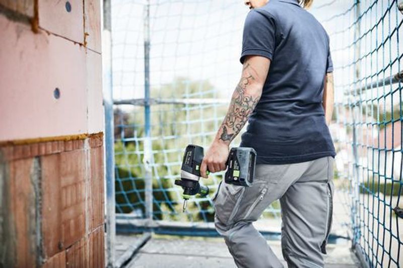 Festool Skruvdragare/Slagborr TPC 18/4 I-Basic QUADRIVE (utan batterier)