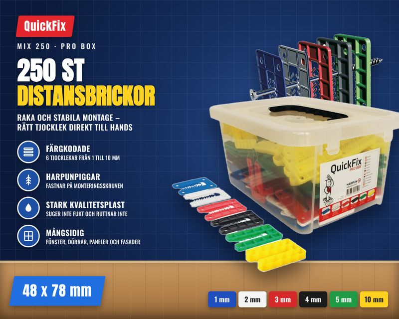 Distansbrickor – så får du fönster och dörrar raka på första försöket