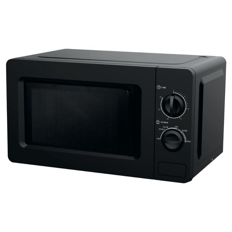 EMIRO MIKROVÅGSUGN SVART 700W MW-124745
